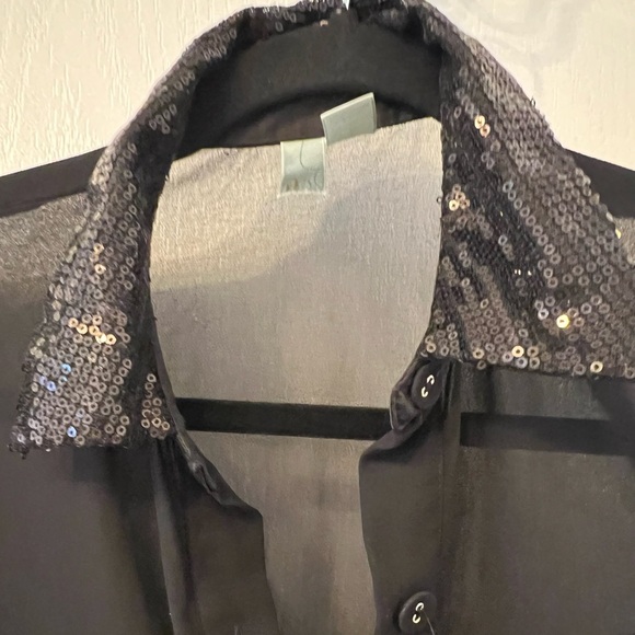 Forever 21 sheer blouse - Picture 3 of 5